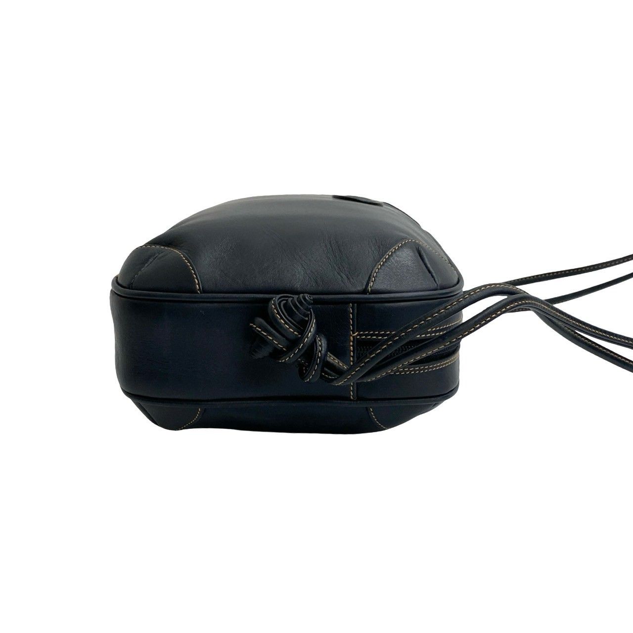 【美品】オールドグッチ GGロゴ レザー ショルダーバッグ ポシェット ネイビー 極 美品 GUCCI グッチ オールドグッチ ヴィンテージ GG ロゴ レザー 本