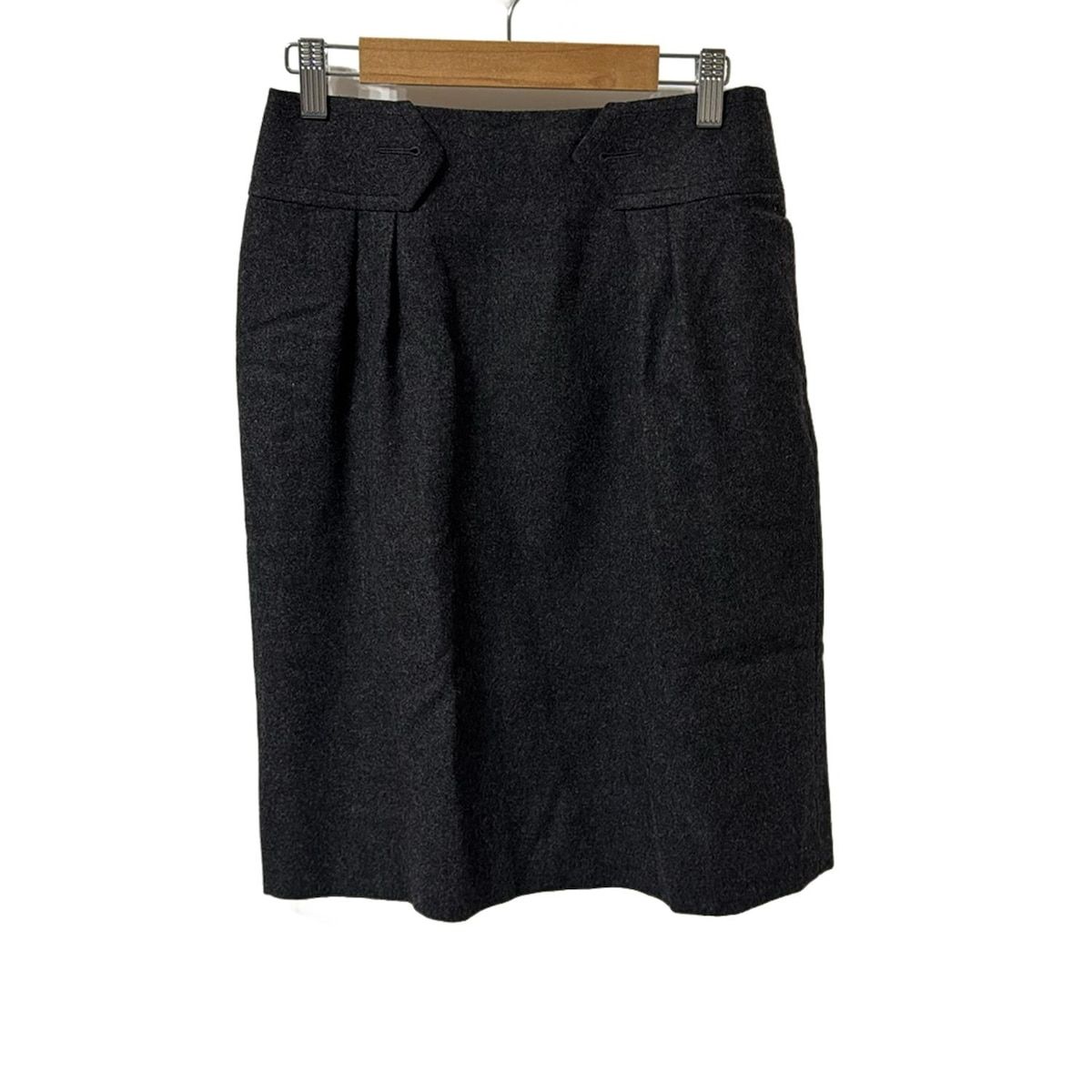 CELINE セリーヌ スカート サイズ40 M レディース ダークブラウン ひざ丈
