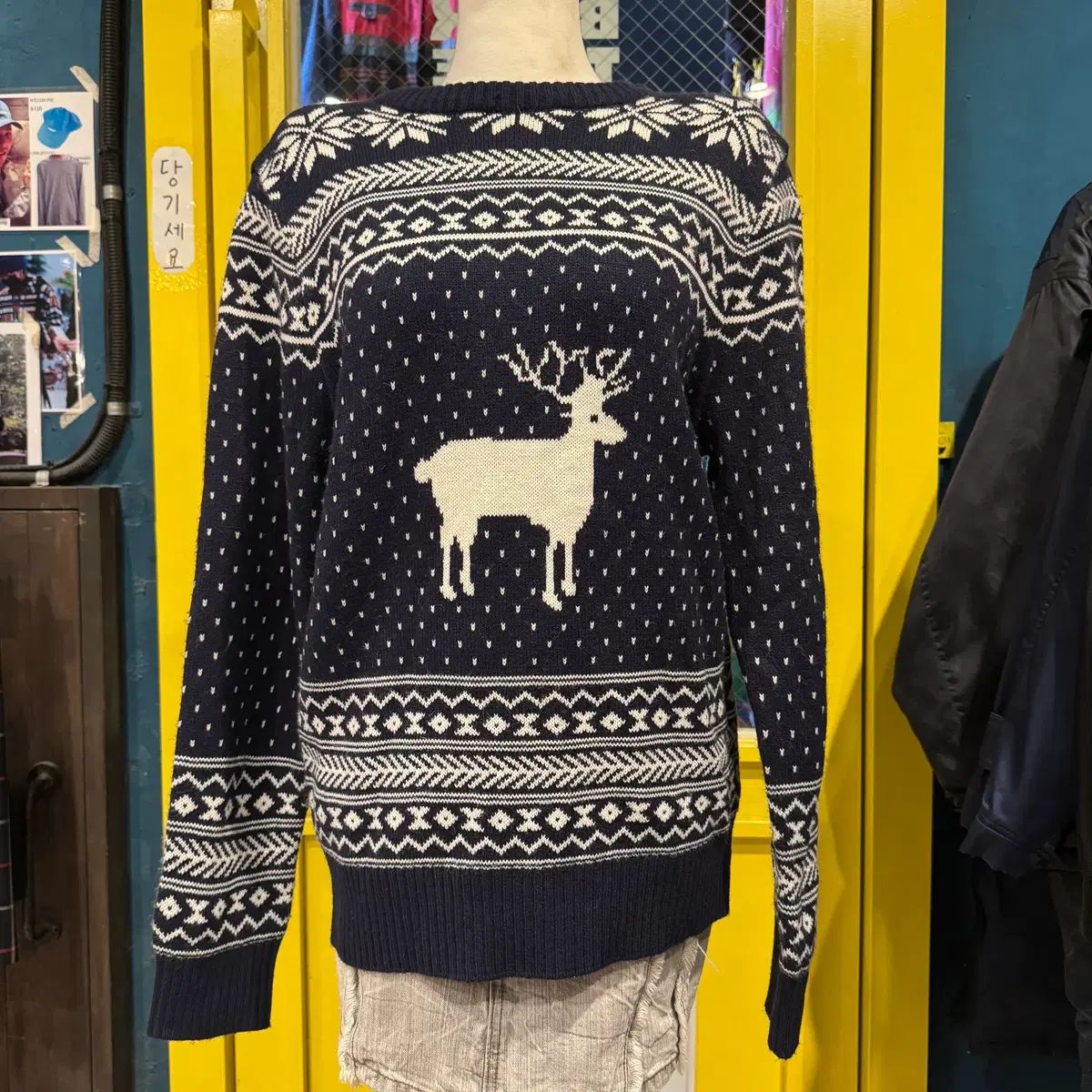 ADEN PLUS SPUR ヴィンテージ パータン ニット