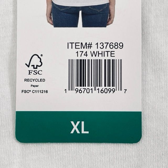 新品タグ付き レディース トミーヒルフィガー 半袖 Tシャツ XLサイズ ホワイト 137689 TOMMYHILFIGER/302149在★ ...