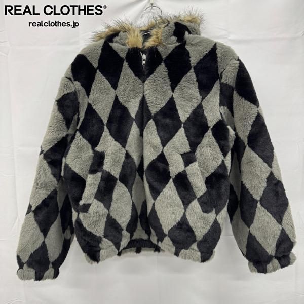 【人気モデル】シュプリーム ダイヤモンドパターン ファー ジャケット タグ付き Supreme（シュプリーム） 【値下げ】Supreme 2018AW Diamond Faux Fur