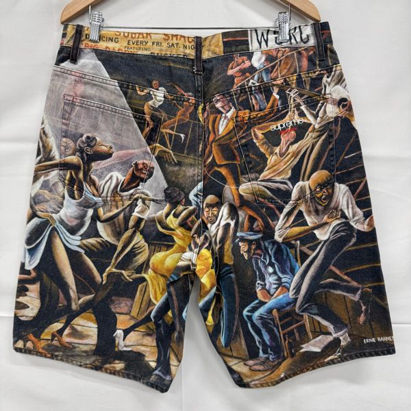 Supreme|シュプリーム 25 SS Ernie Barnes Baggy Short Dance|バギーショーツ デニムパンツ|ダンス柄|36 ショートパンツ ハーフパンツ パンツ メンズ