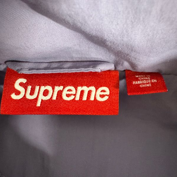 シュブリーム スペルアウトエンプロイディッドトラックジャケット Mサイズ シュプリーム スペルアウト エンブロイダード トラックジャケット