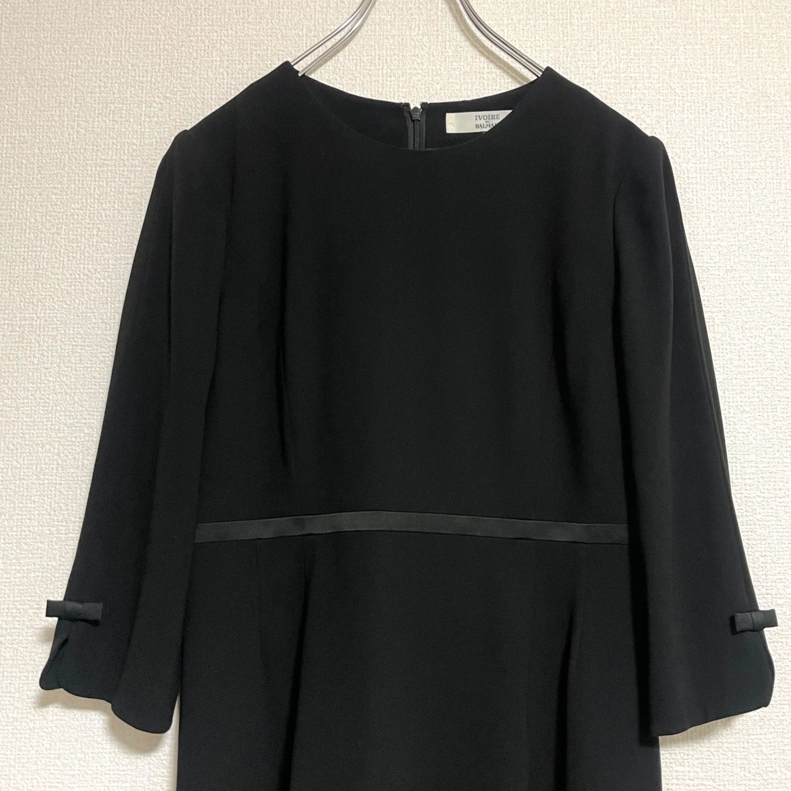 東京イギン IVOIRE de BALMAIN / バルマン 高級 喪服 礼服 ブラック 
