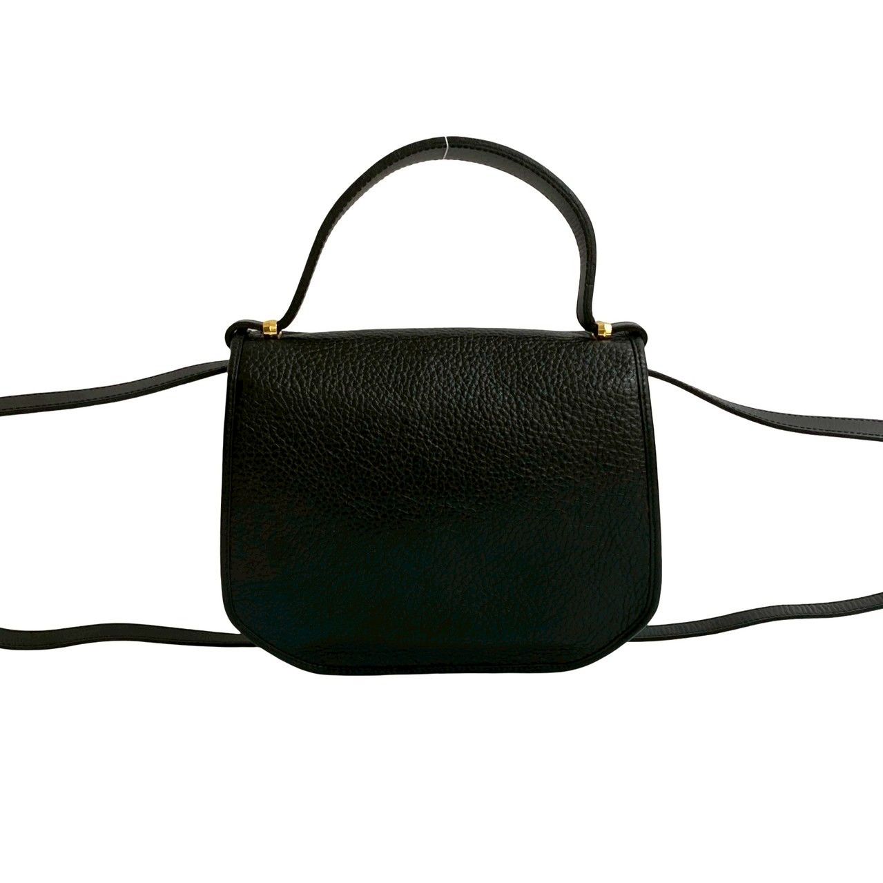 極 美品 Christian Dior ディオール ヴィンテージ CD ロゴ金具 レザー