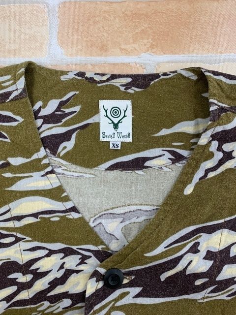 S2W8 ｻｳｽﾂｰｳｴｽﾄｴｲﾄ V Neck Army Shirt ｼｬﾂ ｼﾞｬｹｯﾄ ﾉｰｶﾗｰ ﾌﾗﾝｴﾙ ｶﾓ 迷彩