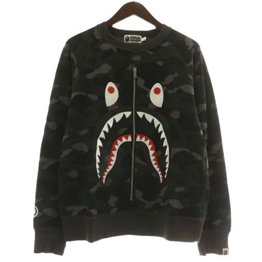 アベイシングエイプ A BATHING APE トレーナー スウェット 長袖 クルー