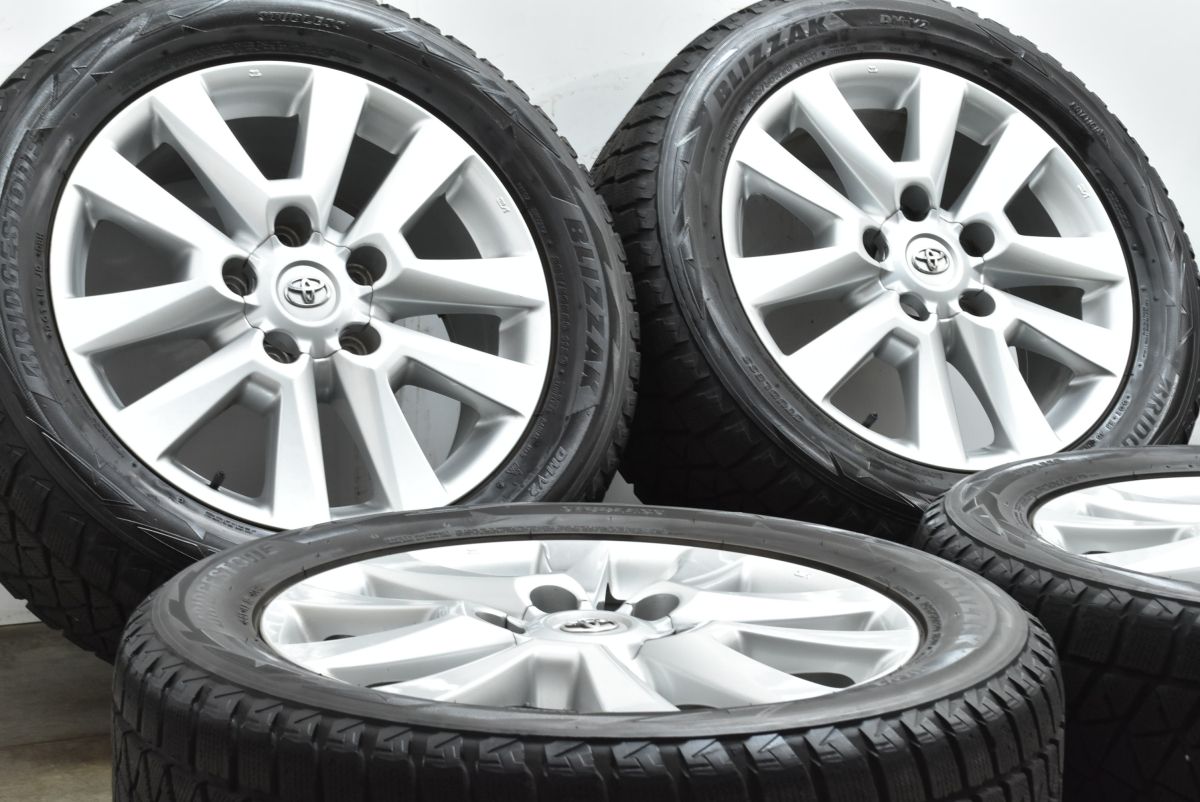 程度良好 トヨタ ランドクルーザー 200 20 in 8 5 J 60 PCD 150 ブリヂストン ブリザック DM V 2 285 50 R ノーマル戻し