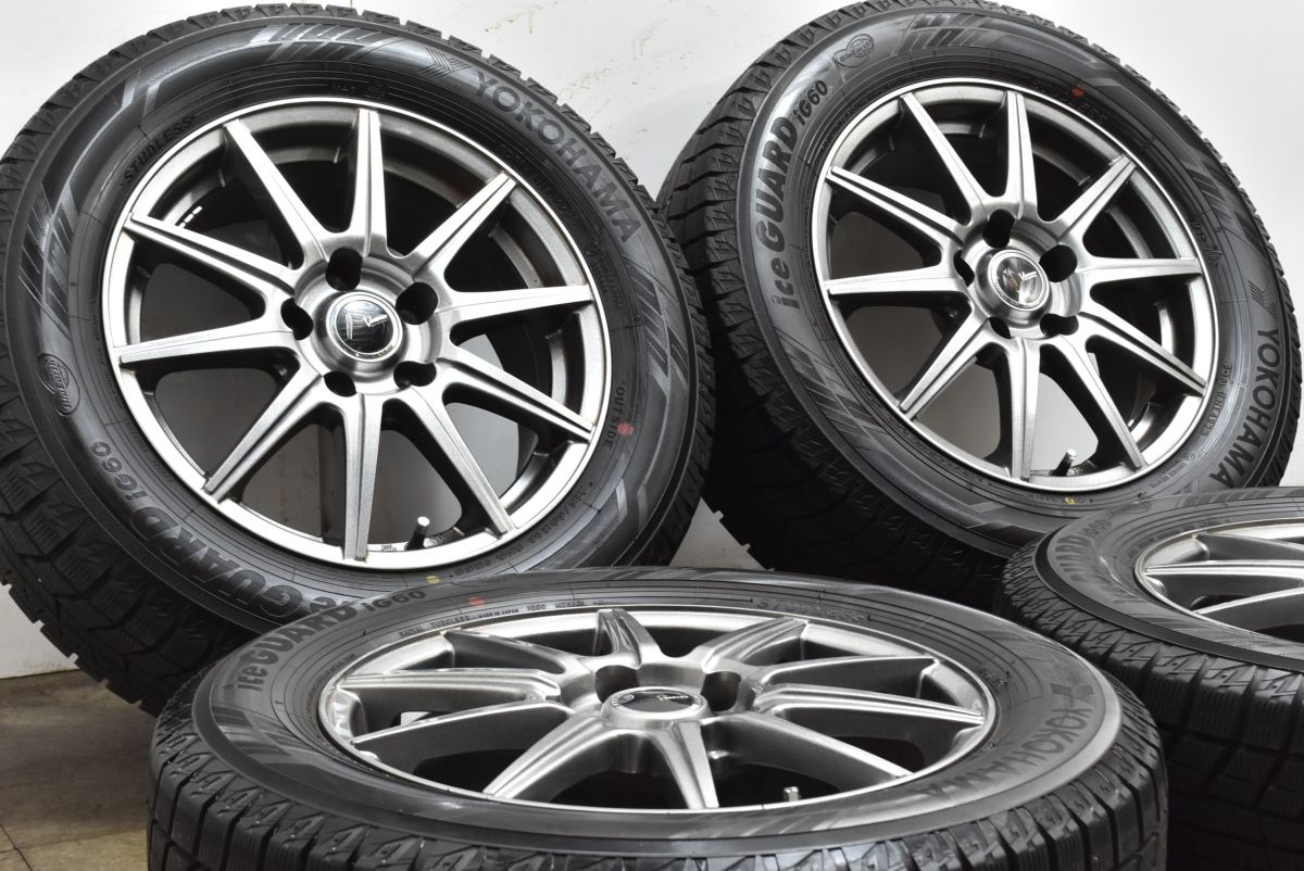 バリ溝 V EMOTION 16 in 6 5 J 38 PCD 114 3 アイスガードiG 60 215 R クラウン エスティマ C HR オデッセイ ヴェゼル WR CX