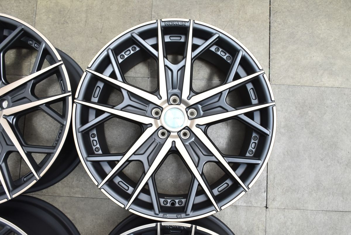  ROWEN RRS 001 21 in 9 J 35 PCD 114 3 4本 レクサス 10系 NX ハリアー RAV 4 30 アルファード ヴェルファイア ロエン 未装着 21インチ ホイール