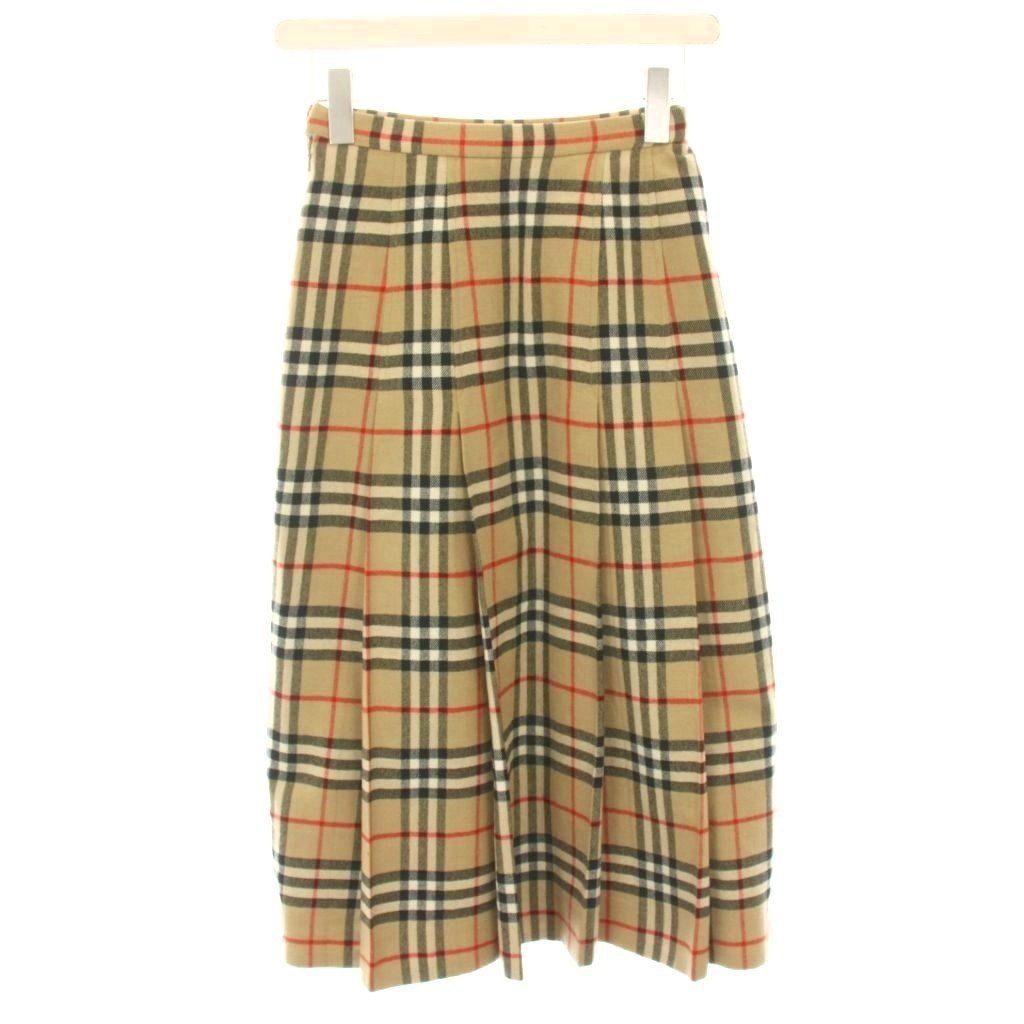 バーバリーズ 公式 Burberrys ノバチェック スカート ロング プリーツ  