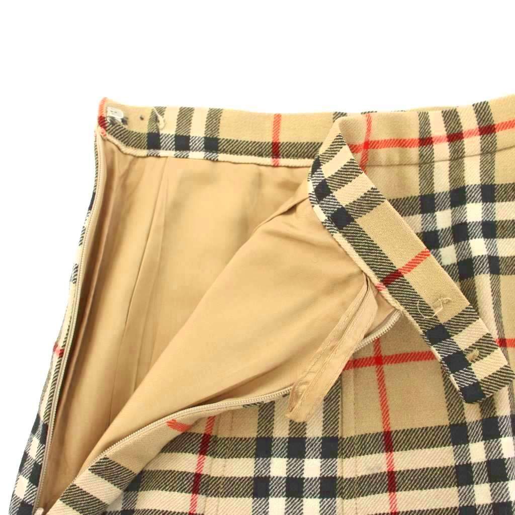 バーバリーズ 公式 Burberrys ノバチェック スカート ロング プリーツ  
