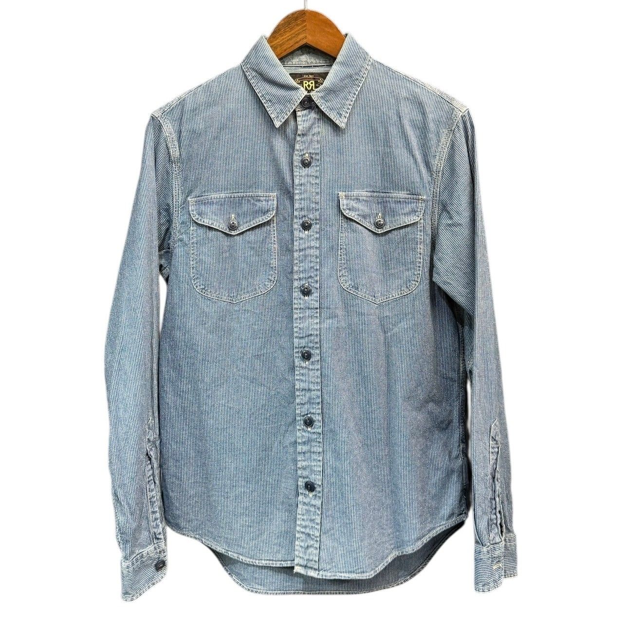 RRL ダブルアールエル Striped Workshirt ストライプワークシャツ S 