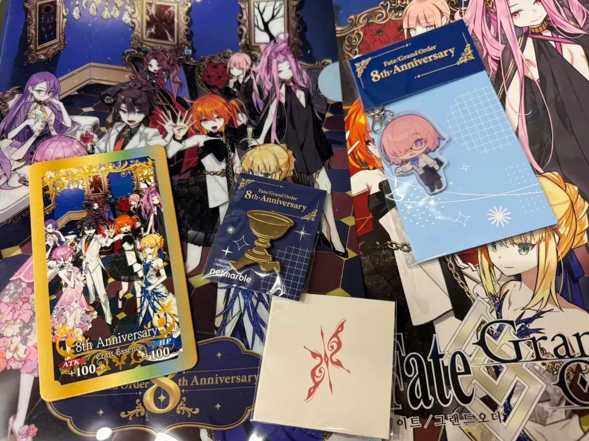 Agf Fate Grand Order FGO バッジ マシュ キーホルダー 영주 ステッカー トレカ お買い物バッグ フルセット