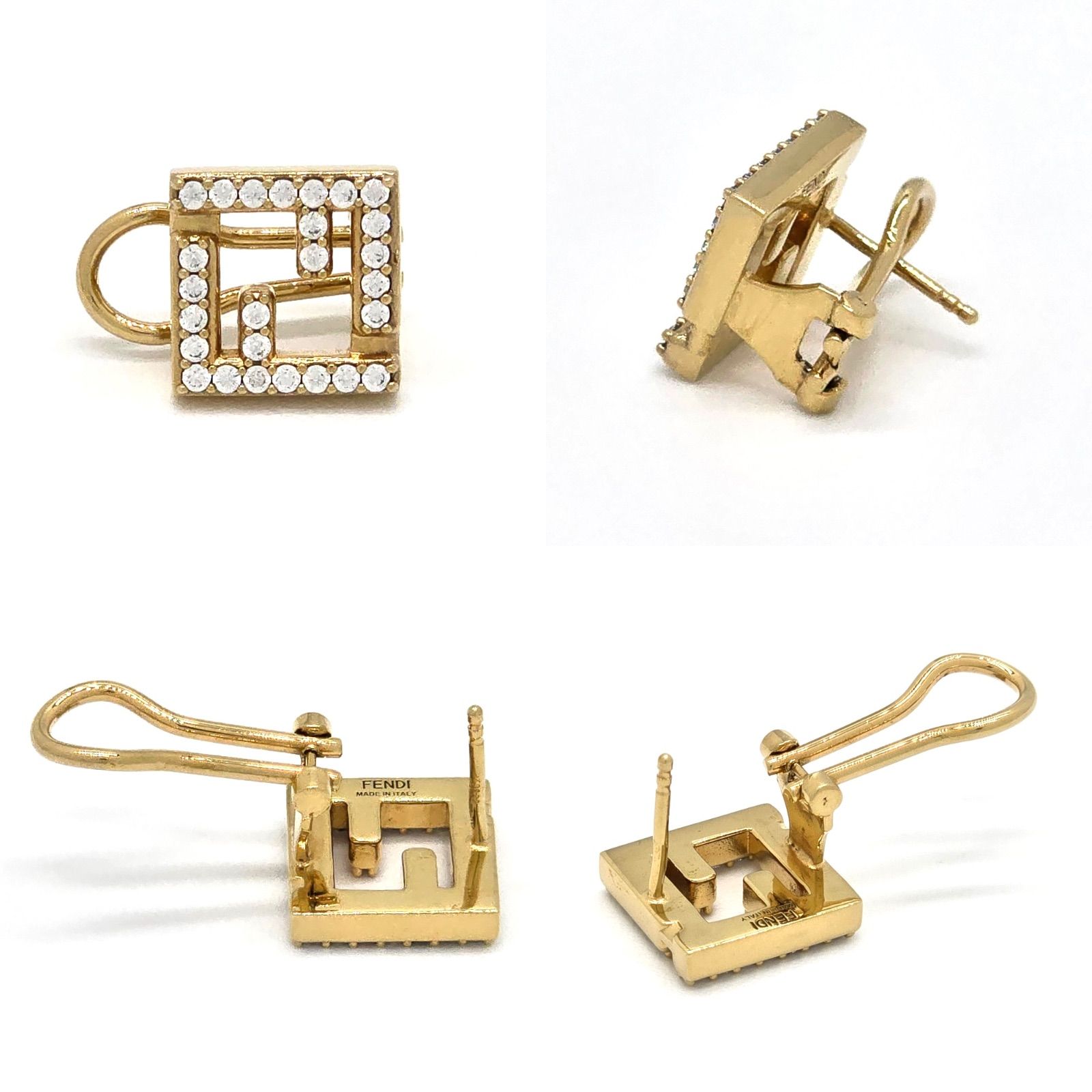 FENDI フェンディ フォーエバー フェンディ ピアス 両耳 FFモチーフ