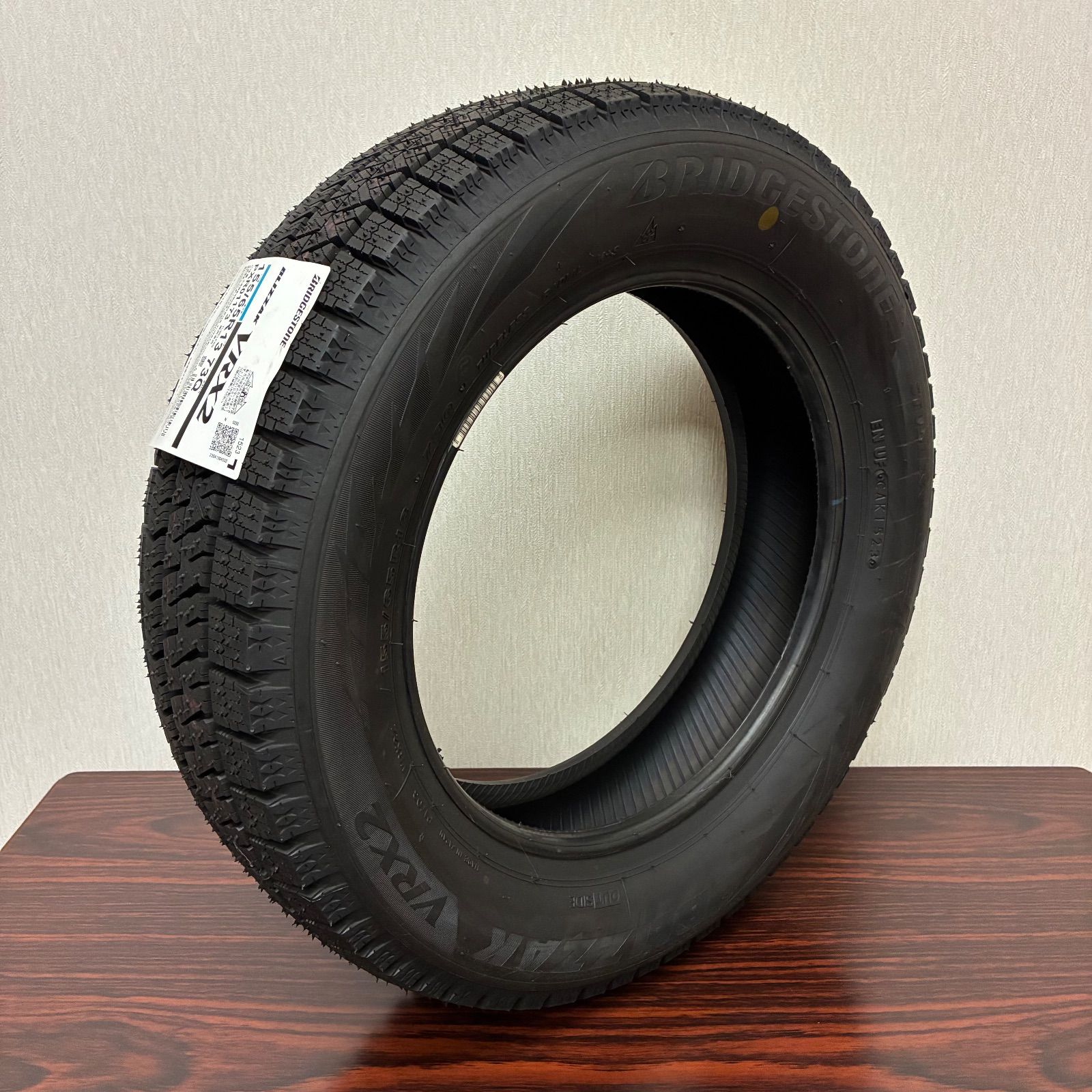  製 4本セット ブリヂストン 155 65 R 13 73 q BLIZZAK VRX 2 スタッドレス 冬タイヤ 13インチ スタッドレス