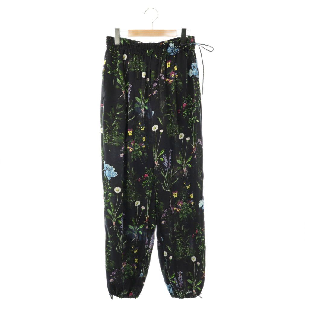 ティッカ TICCA 25SS フラワープリントパンツ イージー F ネイビー 紺