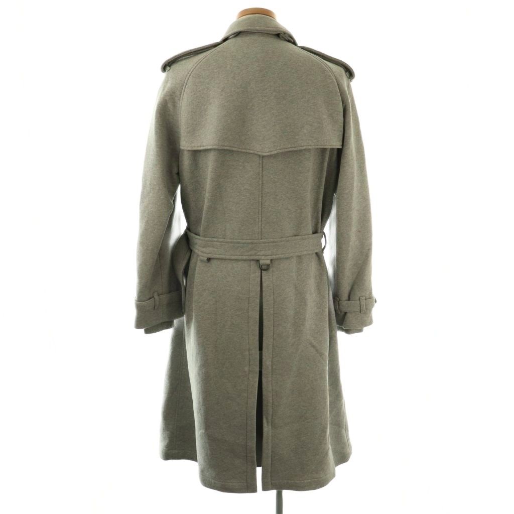 バーバリー ロンドン LONDON Riccardo Tisci 期 スウェット トレンチコート アウター コットン 48 グレー |NR OS