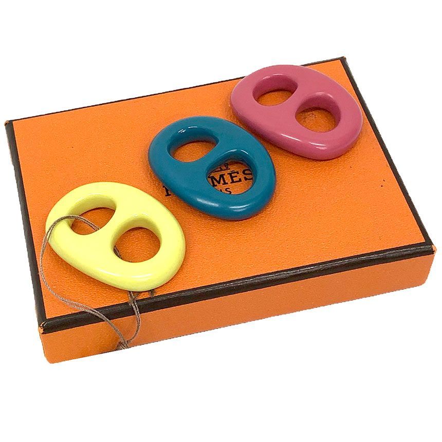 HERMES エルメス シェーヌダンクル スカーフリング 3点セット スカーフ