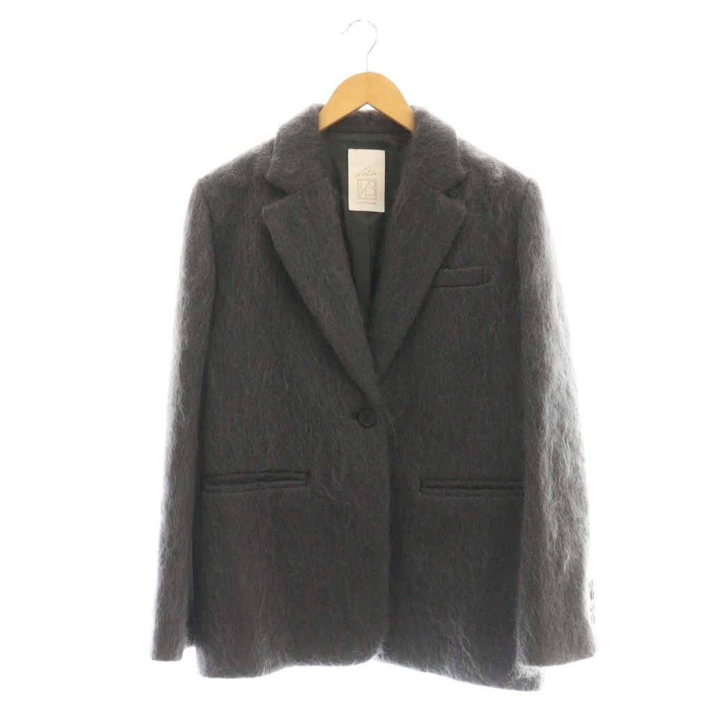 ノーブル NOBLE ×L'AUBE BLANC 24AW モヘアMIXシャギージャケット