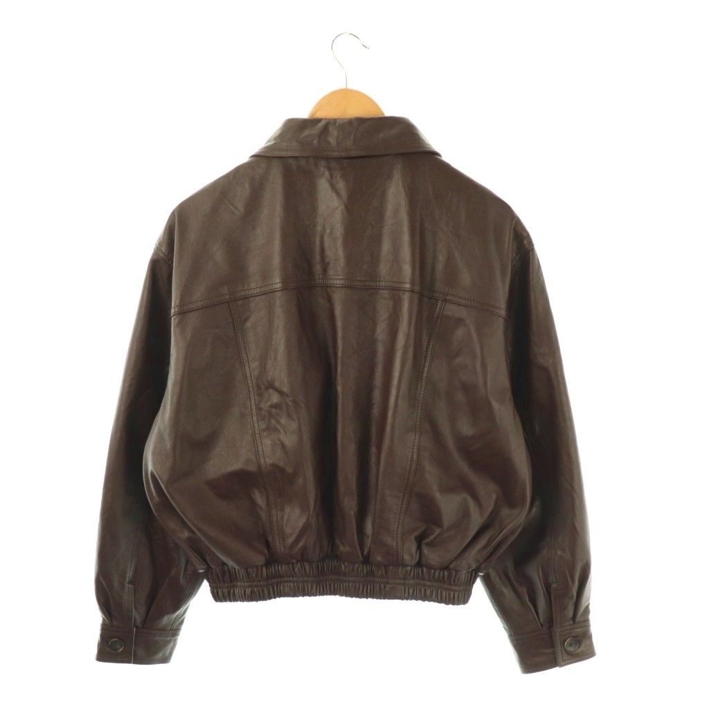 ohotoro レザージャケット　ブラウン オオトロ OHTORO A2 lambskin jacket ジャケット レザージャケット 革
