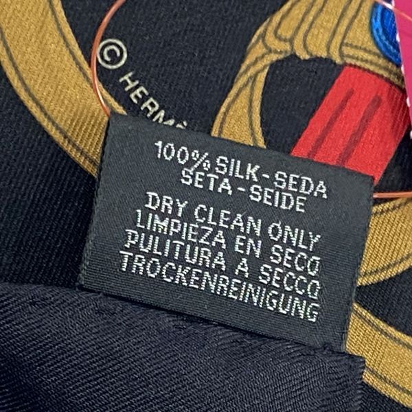 ○ エルメス HERMES カレ45 スカーフ バンダナ Eperon d'Or プチカレ