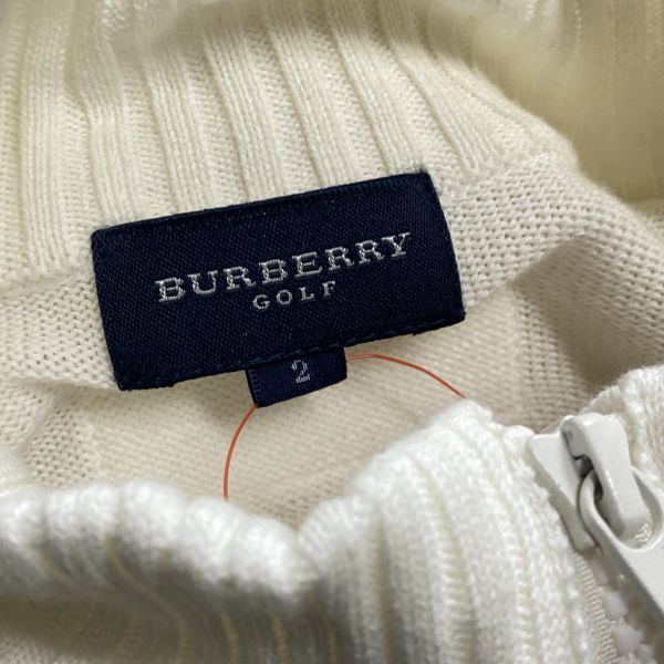 ◇ バーバリーゴルフ BURBERRY GOLF アーガイルニットセーター 長袖
