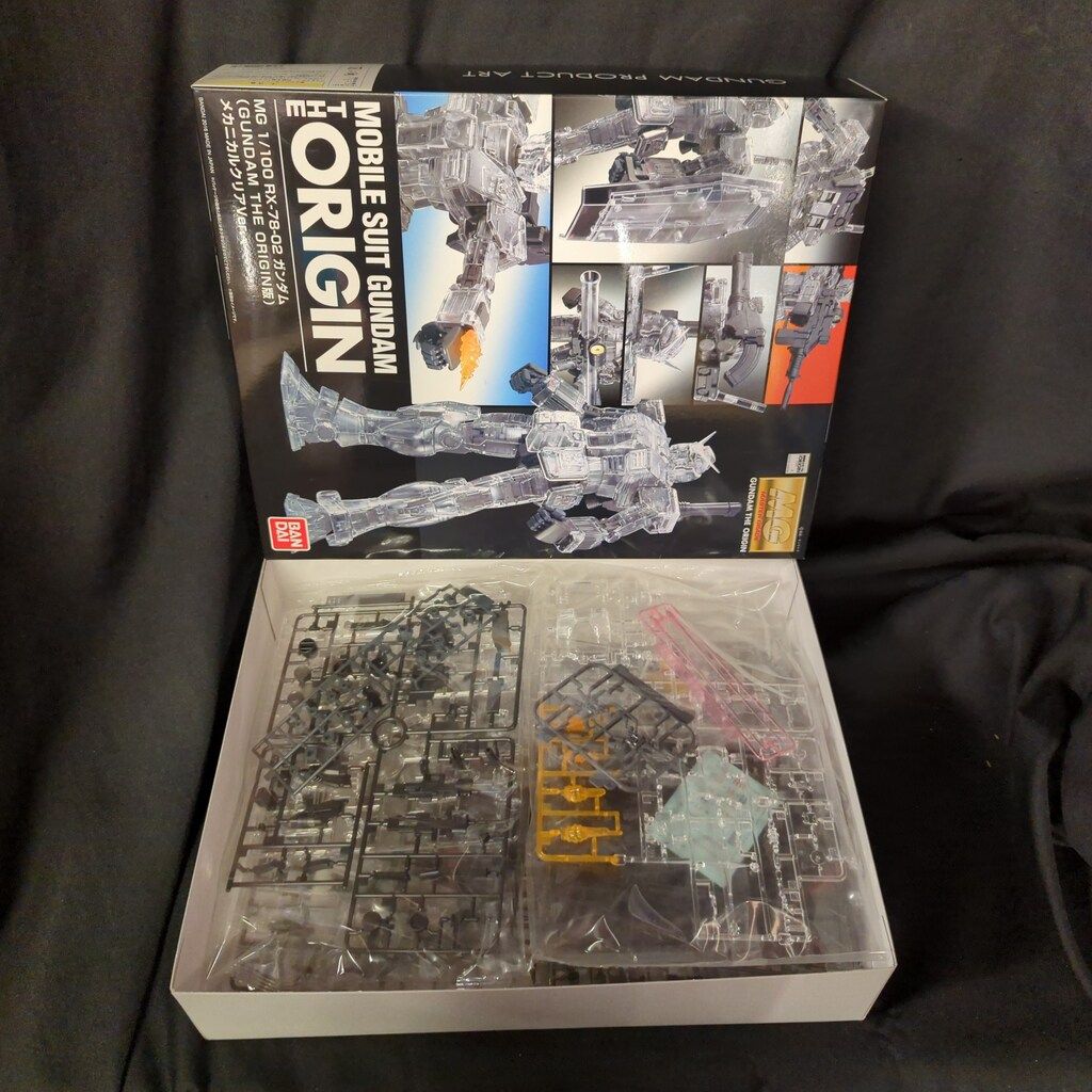 バンダイ MG 1 100 機動戦士ガンダム THE ORIGIN RX 78 02ガンダム GUNDAM ORIGIN版 メカニカルクリアVer