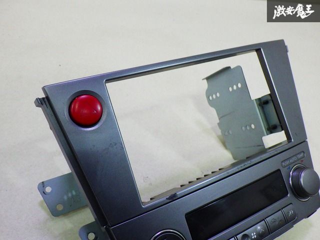 レガシィ　BP型　純正オーディオパネル パネル割れなし！】 スバル 純正 BP5 レガシィ 前期 2DIN ナビ 用