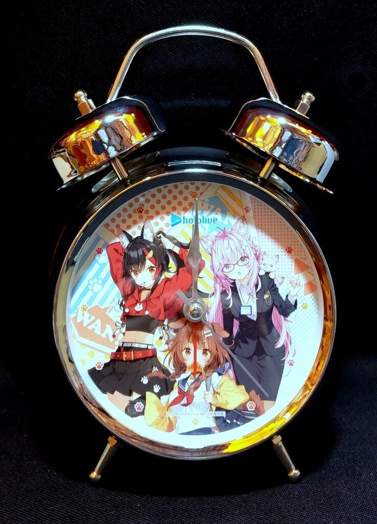 アサヒ飲料 WONDA hololive わん わんだふる! ホロライブ オリジナルボイス目覚まし時計