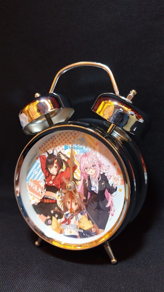 アサヒ飲料 WONDA×hololive わん わんだふる! ホロライブ オリジナルボイス目覚まし時計