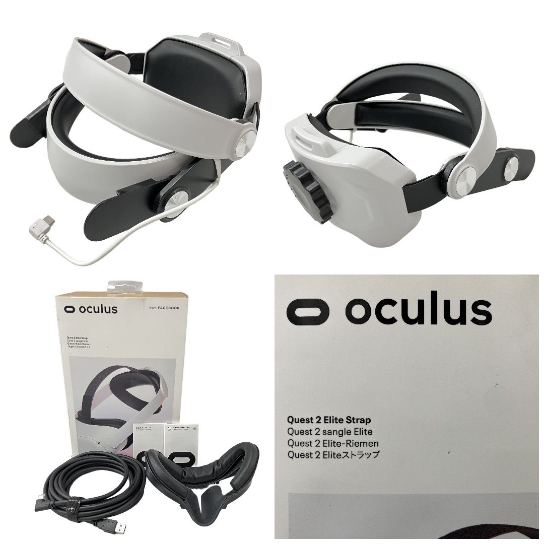 Meta oculus Quest 2 KW49CM 64GB VR ヘッドセット Eliteストラップ