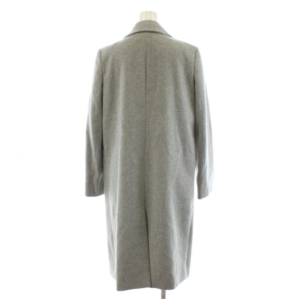 美品✨セオリーリュクス チェスターコート ウール グレー 36 S セオリーリュクス theory luxe SEEK WOOL VIOLA チェスターコート
