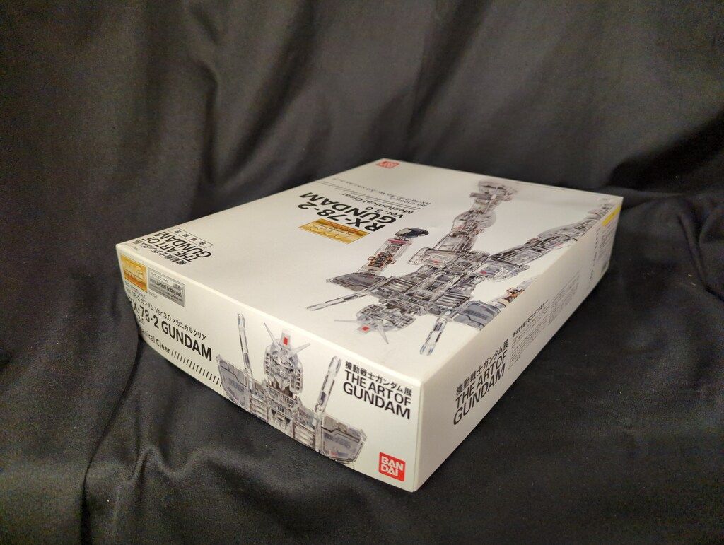 バンダイ MG 1 100 機動戦士ガンダム展 THE ART OF GANDAM会場 機動戦士ガンダム RX 78 2 ガンダム Ver 3 0 メカニカルクリア