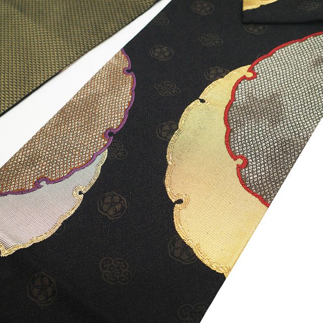 新古品】 袋帯 フォーマル 未使用 正絹 京都 西陣 織文意匠 鈴木 唐織