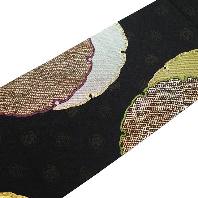 新古品】 袋帯 フォーマル 未使用 正絹 京都 西陣 織文意匠 鈴木 唐織