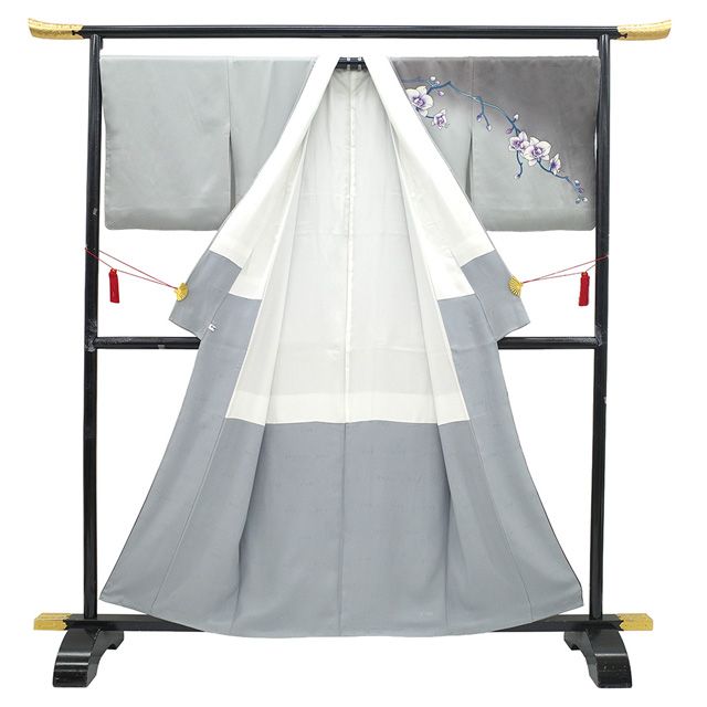 新古品】 訪問着 着物 未使用 斉藤三才 作家物 フォーマル 正絹 手染め