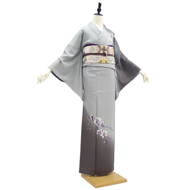 新古品】 訪問着 着物 未使用 斉藤三才 作家物 フォーマル 正絹 手染め