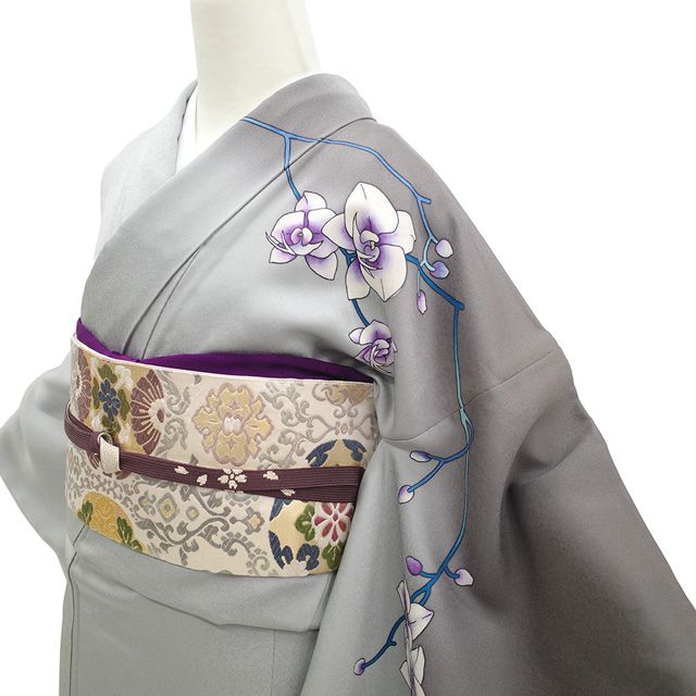 新古品】 訪問着 着物 未使用 斉藤三才 作家物 フォーマル 正絹 手染め