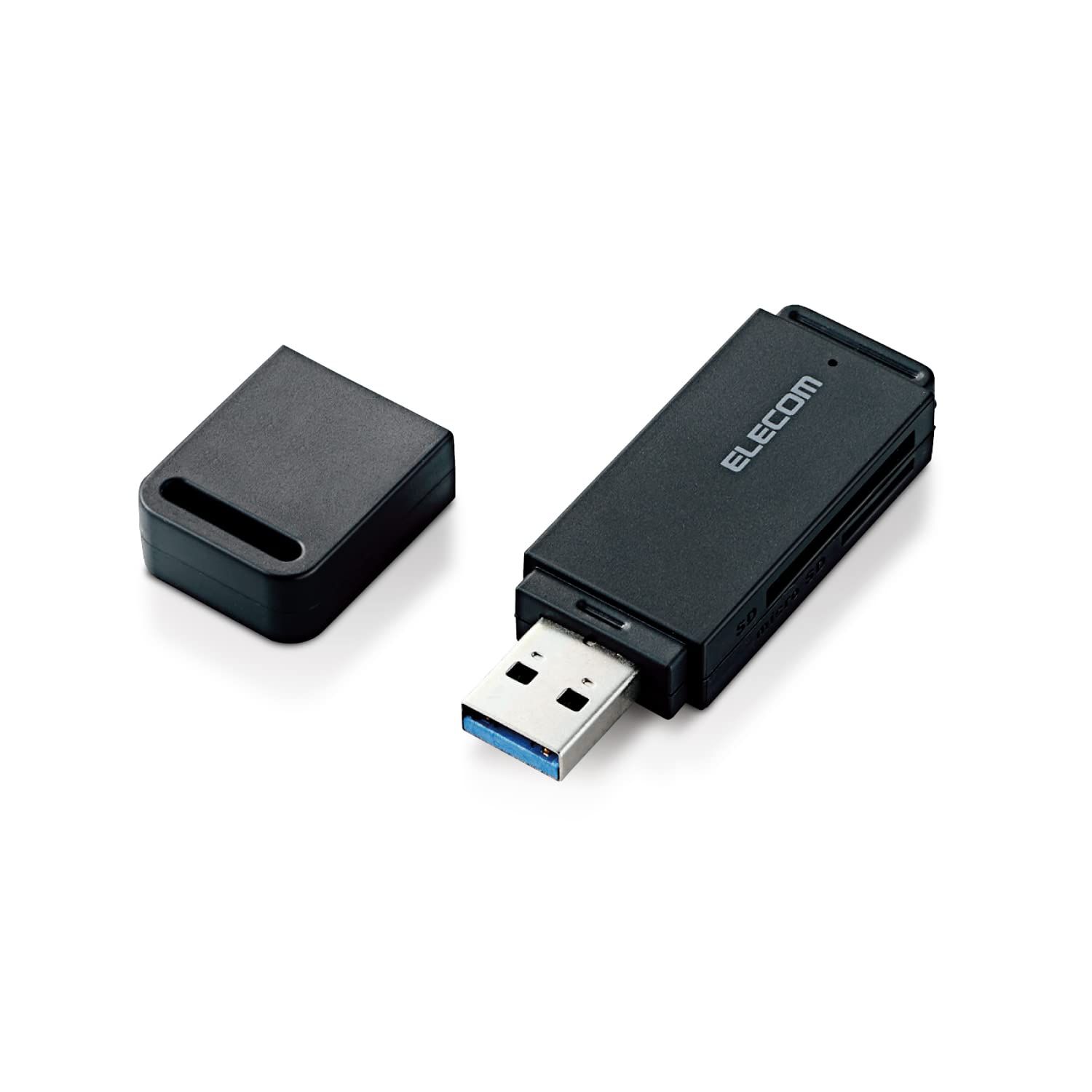 SALE，人気SALE エレコム カードリーダー USB3.0 20倍速転送 スティックタイプ ストラップホール付 ブラック MR3-D013SBK [スティックタイプ] その他
