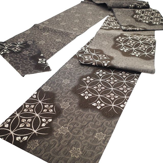 新古品】 袋帯 未使用 正絹 京都 西陣 弥栄織物 軽量帯 軽量織 金箔糸