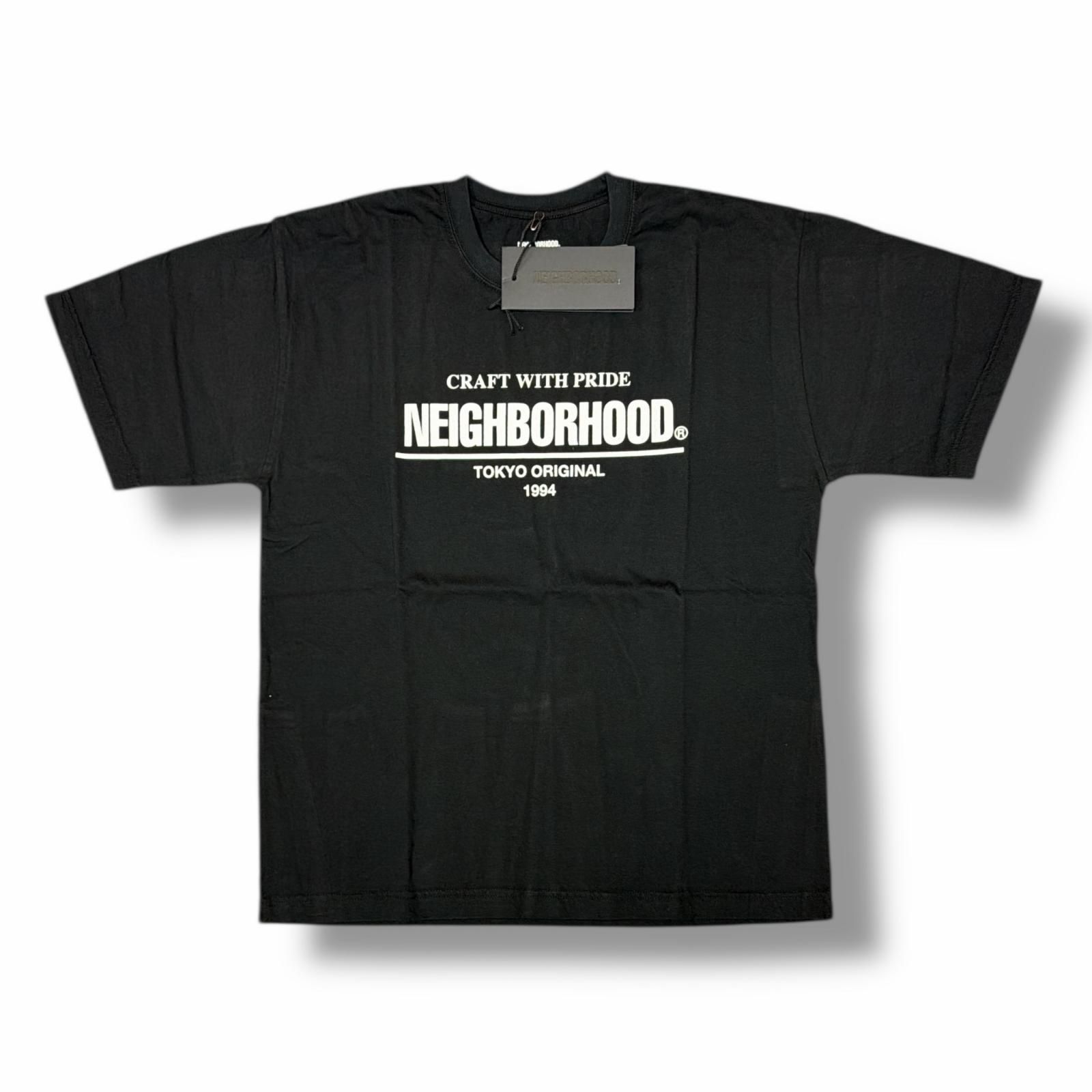 参考上代8800円 未使用 NEIGHBORHOOD 25AW NH . TEE SS-1 ロゴプリント