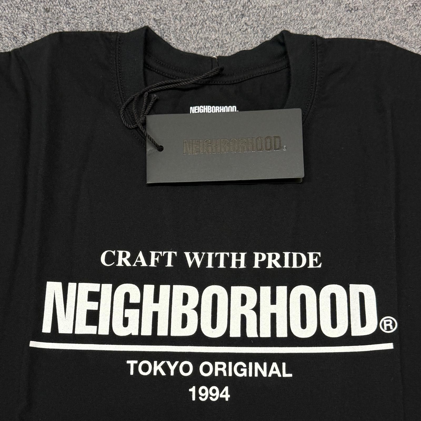 参考上代8800円 未使用 NEIGHBORHOOD 25AW NH . TEE SS-1 ロゴプリント 