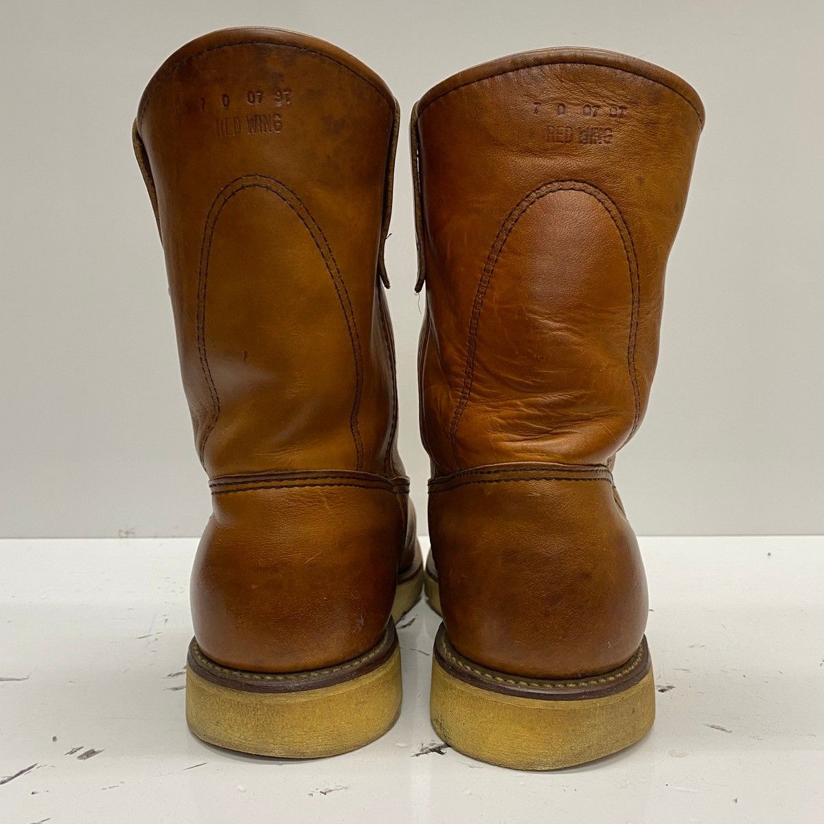 レッドウィング RED WING 90's ペコスブーツ 緑犬タグ 犬刻印 97年製