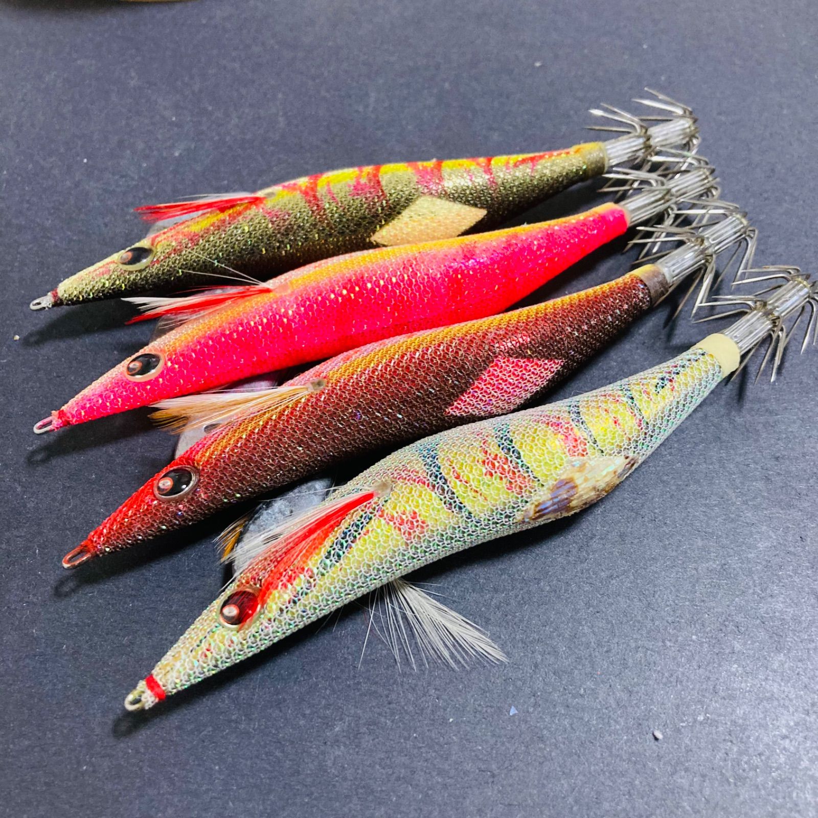 美品】 アオリーQ エース 3.5号 廃盤 エギ エギセット AurieQ Ace DUEL