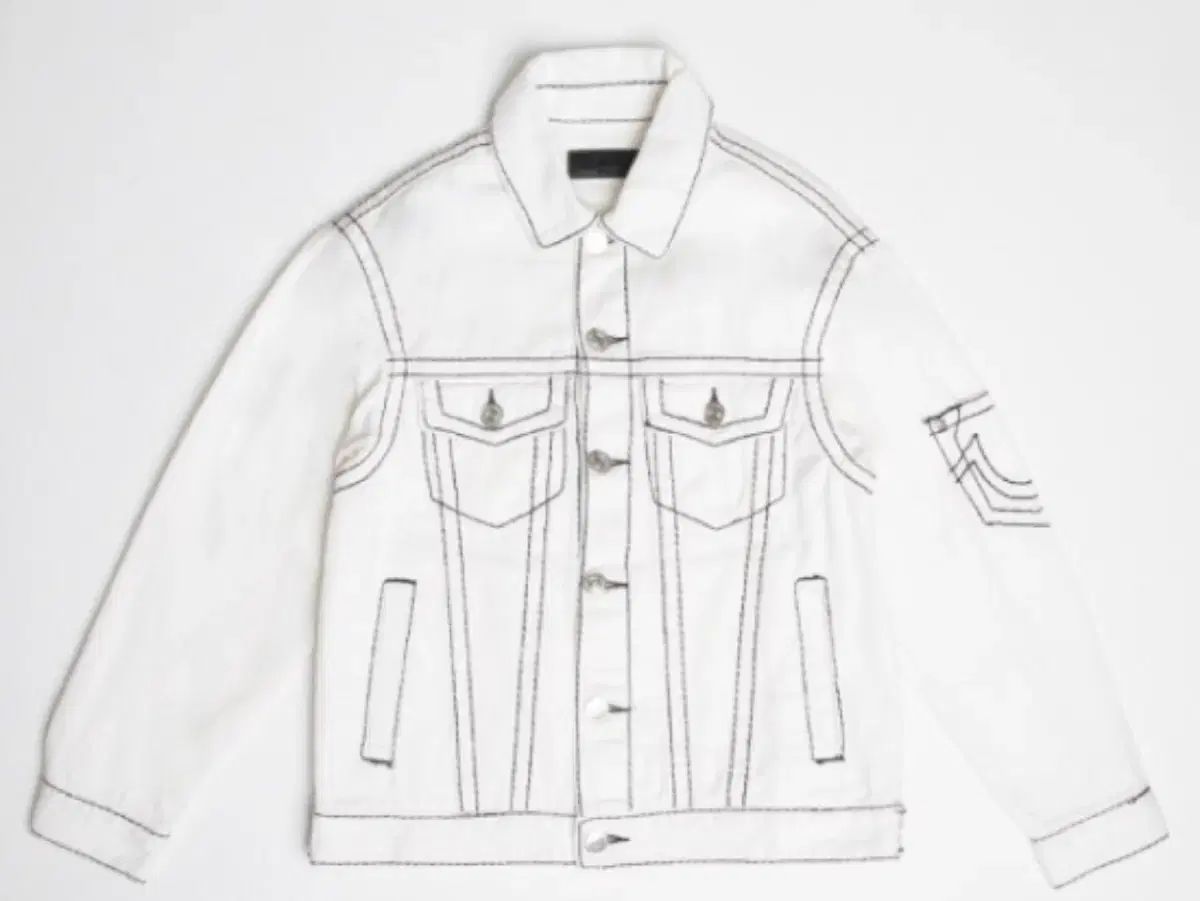 トゥルーレリジョン ヴィンテージ デニム ジャケット 白