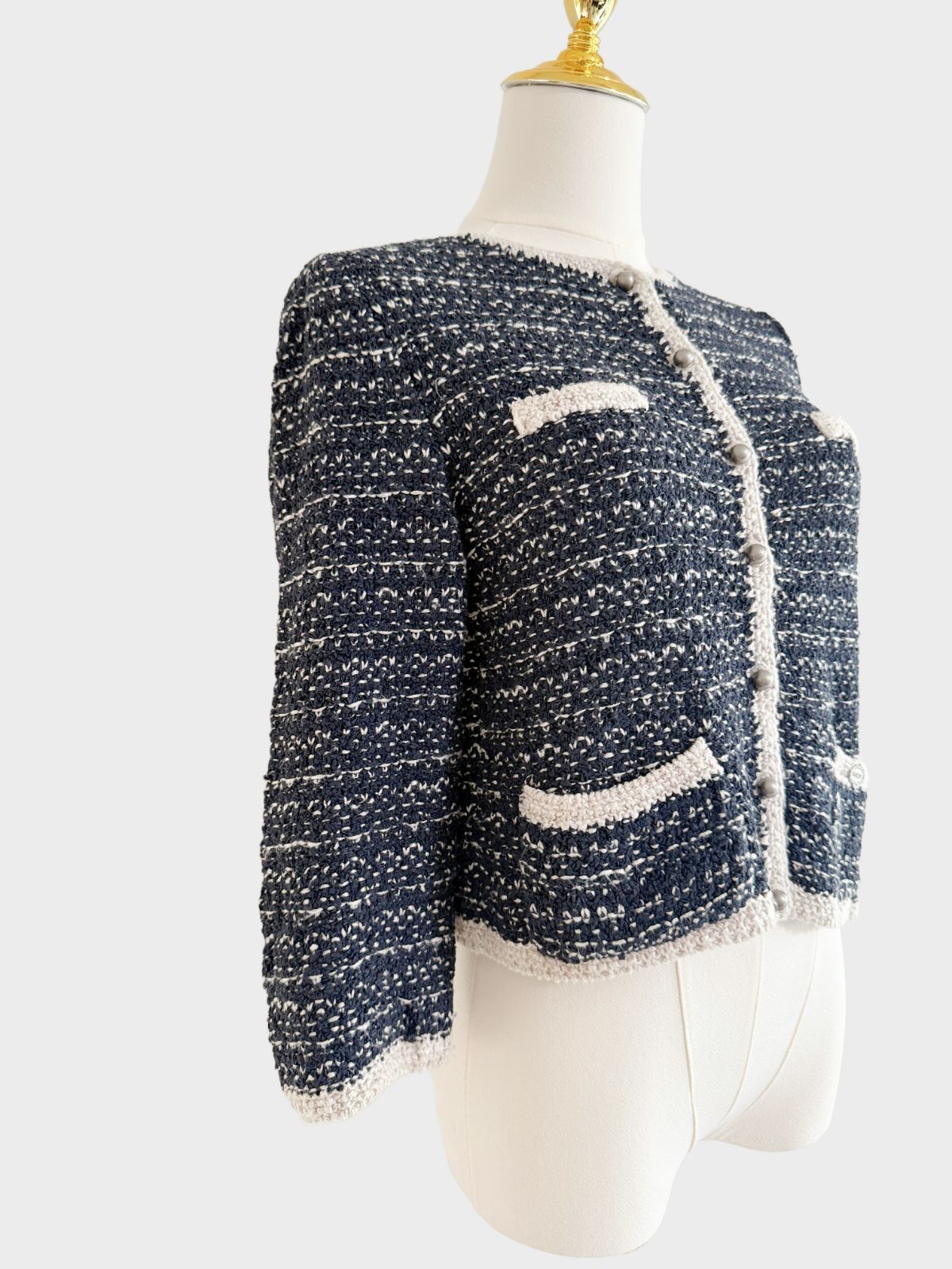 美品FOXEY/フォクシー 35907 Jacket(Summer Tweed) ジャケット サマー