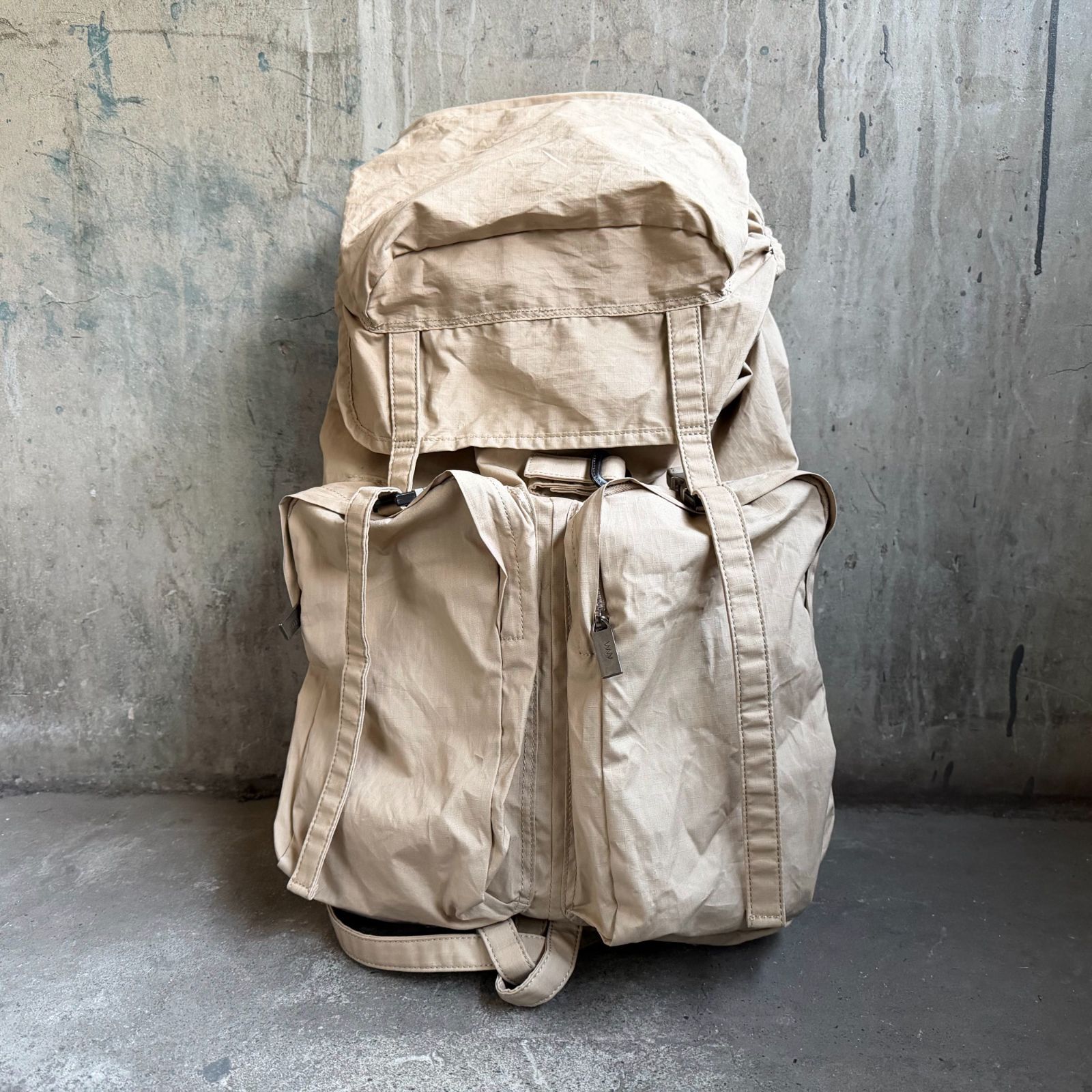 for Graphpaper Backpack TOKYO MEN S FES 2017 販売 リップストップ ベージュ ワッコワッコ グラフペーパー リュック