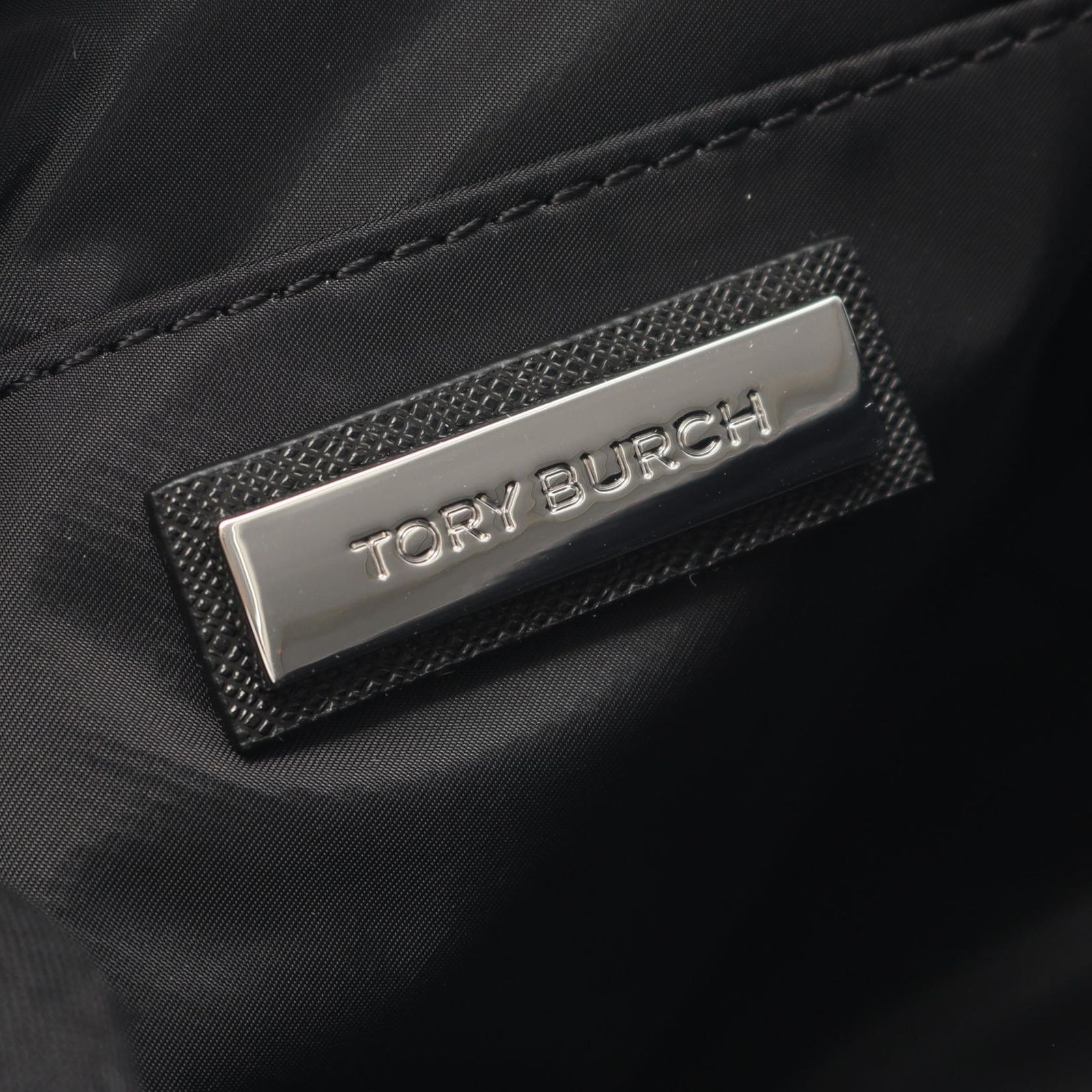 トリーバーチ Tory Burch ポーチ 84999001 ブラック ナイロン レザー 