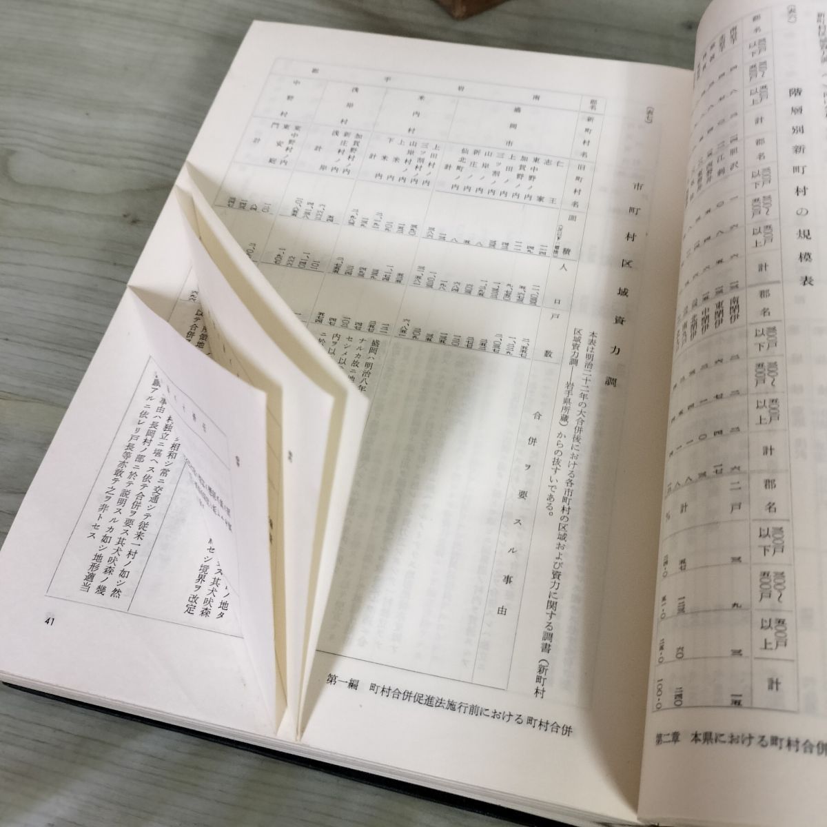 本 [] 岩手県町村合併誌 岩手県総務部地方課 編 昭和32年 1957年 カビ
